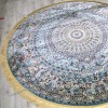 Восточный Ковер Для Гостиной Медальон Дизайн 28752 круг