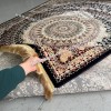 Восточный Ковер Для Гостиной Медальон Дизайн 28765