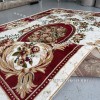 РОССИЙСКИЙ ЖАККАРДОВЫЙ КОВЕР КРАСНЫЙ МЕДАЛЬОН