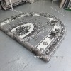 Ковер Лайт Карпет  New 8 Арт 30311 Овал Серый